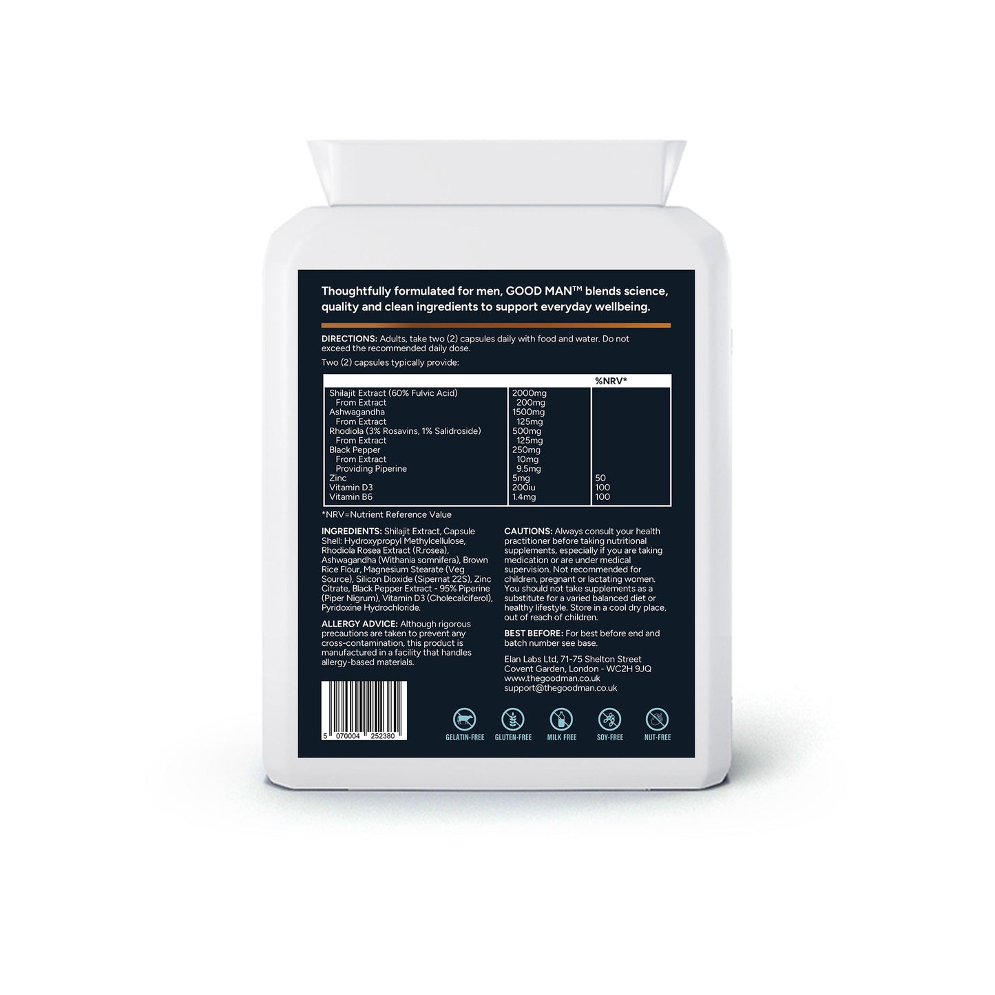 Shilajit & Adaptogen Complex Capsules